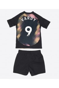 Leicester City Jamie Vardy #9 Babytruitje Uit tenue Kind 2024-25 Korte Mouw (+ Korte broeken)